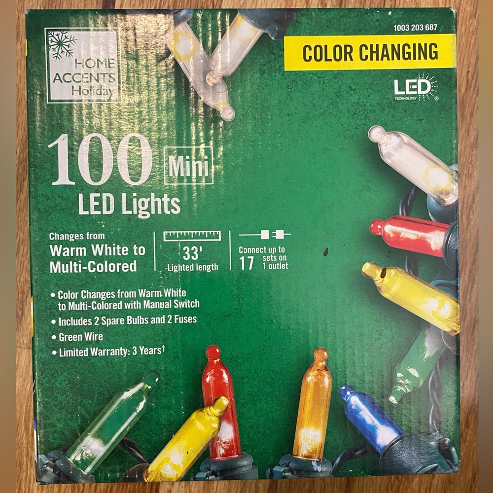 Multi Color Changing LED Lights NIB